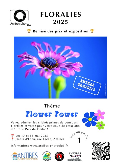 Affiche concours/expo Floralies 2025